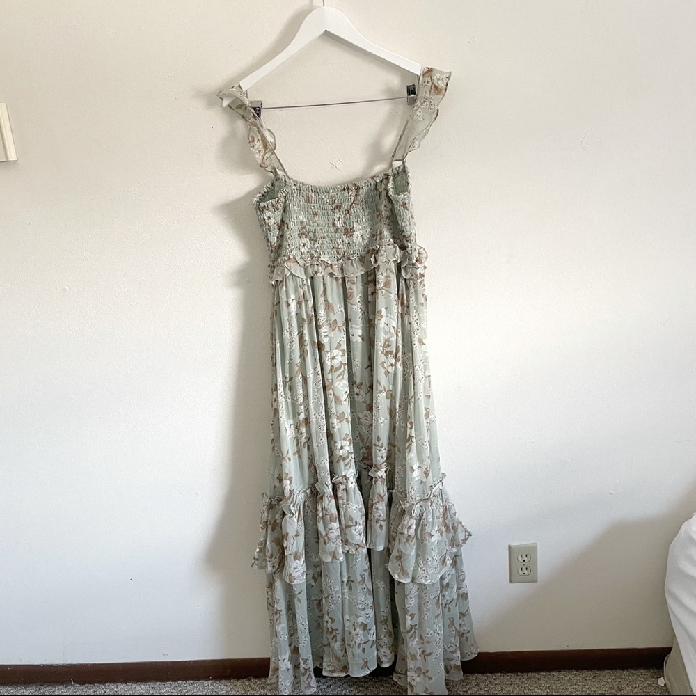 VICI // Pioneer Floral Ruffle Maxi Dress - Picture 4 of 4